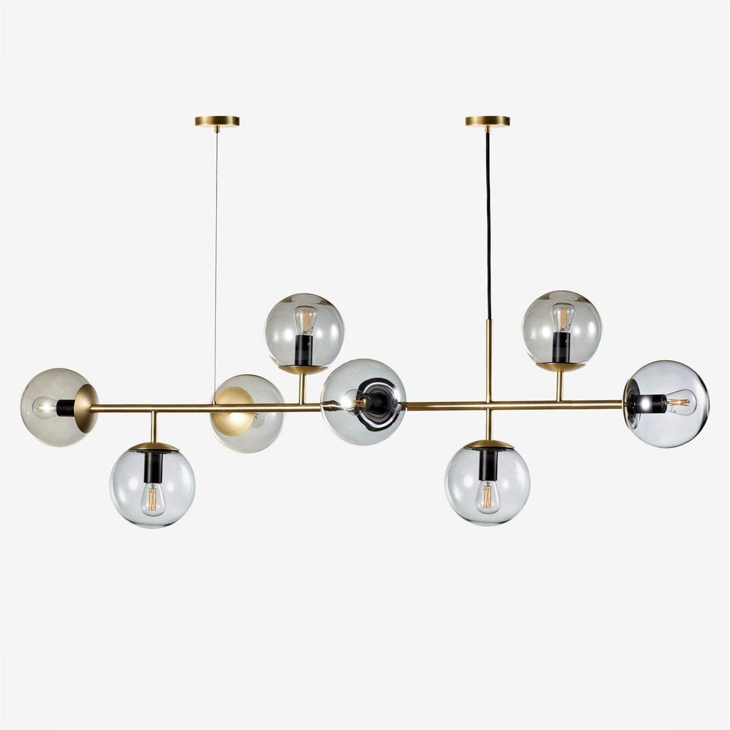 Lustra Suspension Orb Laiton Verre Pour Salon - Neutralighting
