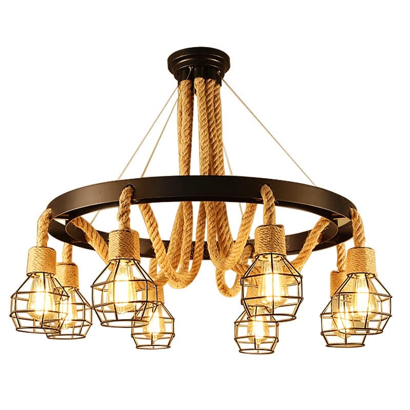 Epoch Lustre Globe Industriel Rétro en Métal Noir Pour Bar/Salon - Neutralighting
