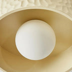 Arisha Moderne LED Plafonnier Verre Chambre à Coucher Salon - Neutralighting