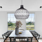 Ritta Moderne LED Suspension Rotin Salon/Chambre À Coucher - Neutralighting