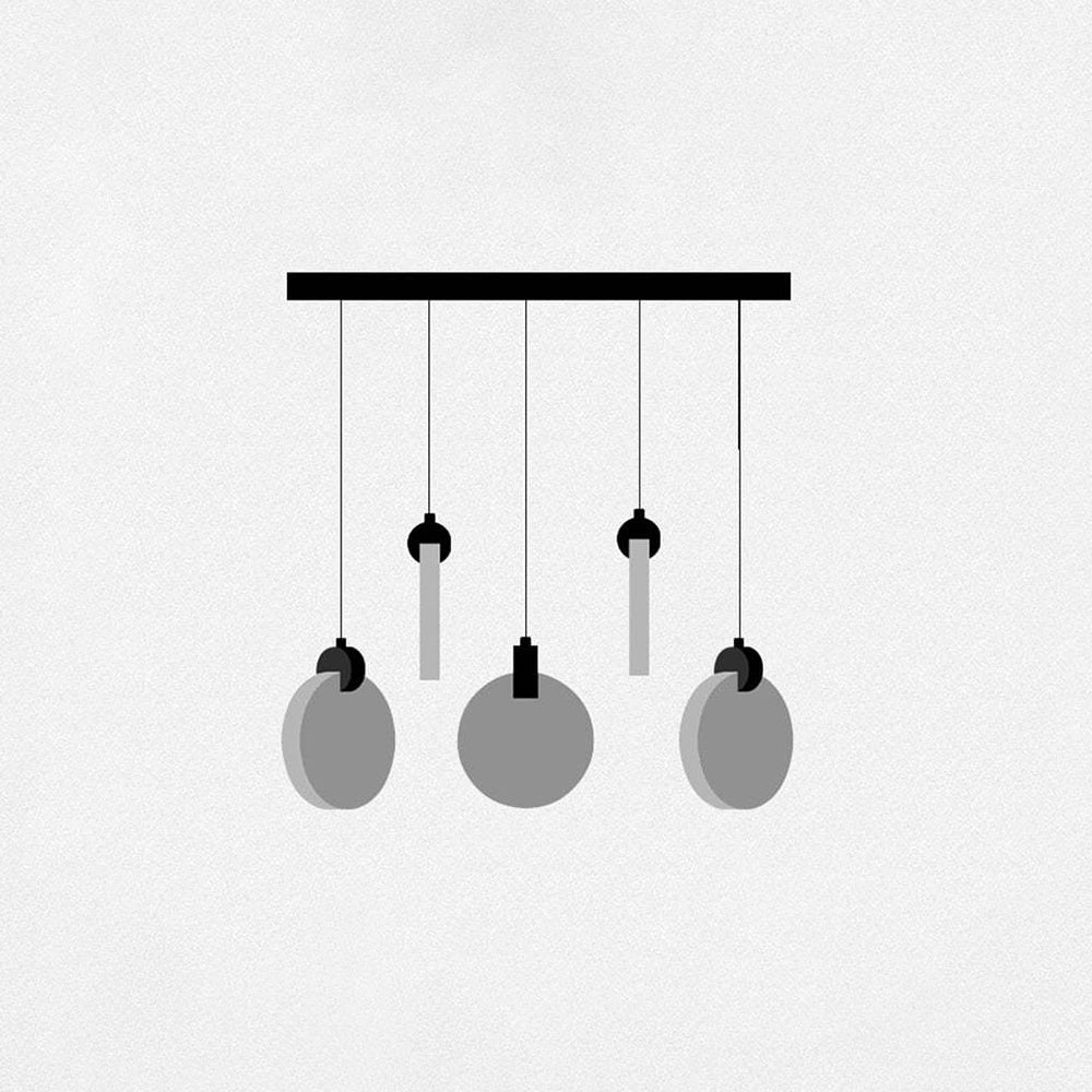 Kristy Suspension Ronde Nordique, Métal/Cristal, Doré, Escalier/Salon - Neutralighting