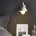 Valentina Moderne LED Applique Murale Métal/Verre Chambre à coucher Blanc/Jaune/Rose/Vert - Neutralighting