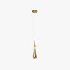 Oleia Suspension Goutte Design Doré Salon - Neutralighting