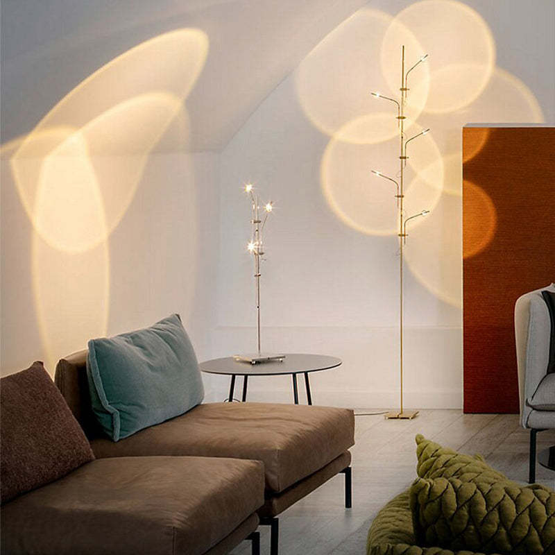 Mira Lampadaire Linéaire Minimaliste, Blanc Chaud/Naturel, Salon - Neutralighting