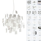 Ortheen Lustre Métal Papier Créativité Individuelle - Neutralighting