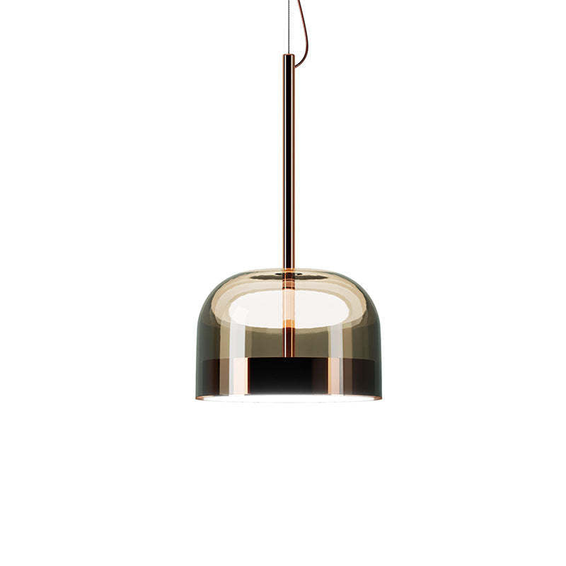 Valentina Suspension Nordique, Métal/Verre, Noir/Or, Salle à Manger - Neutralighting