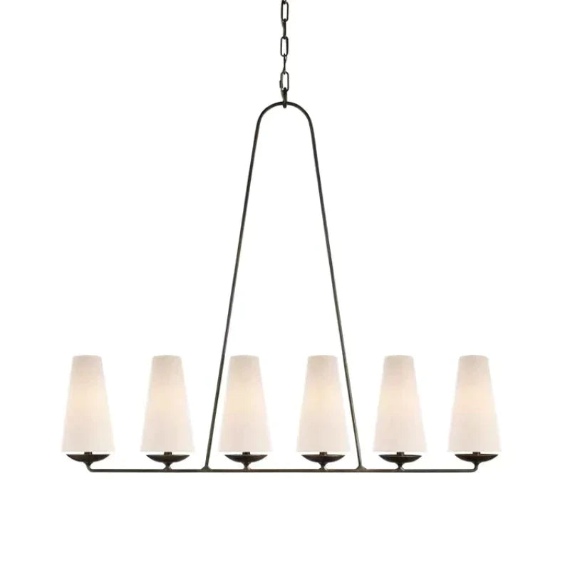 Silva Lustre LED Moderne Design, Métal/Tissu, Noir/Or, Salle à Manger - Neutralighting
