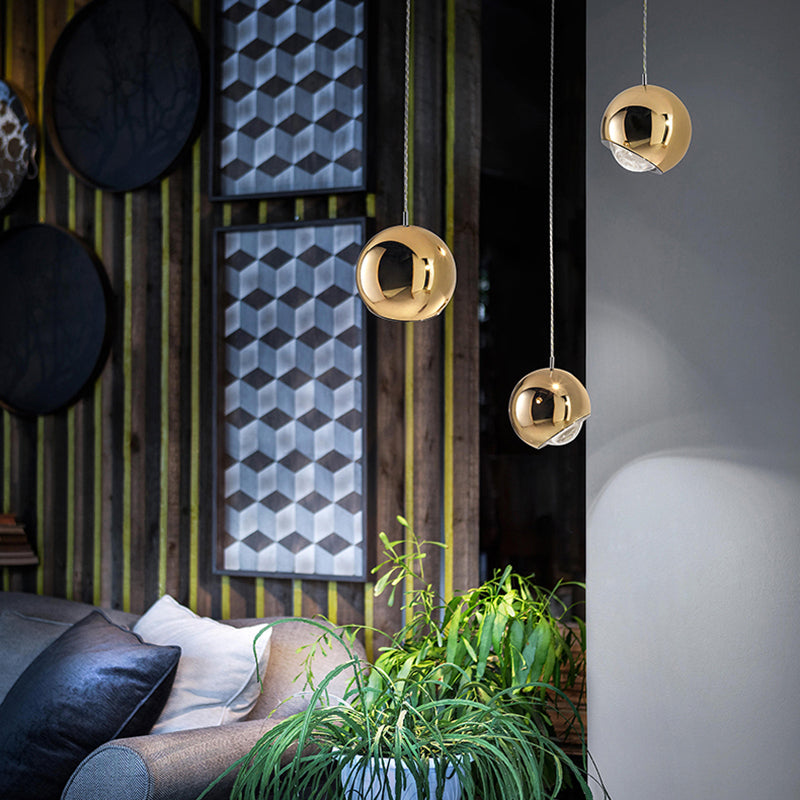 Valentina Design Moderne LED Luminaires Suspensions Or/Argent Chambre/Salon - Neutralighting