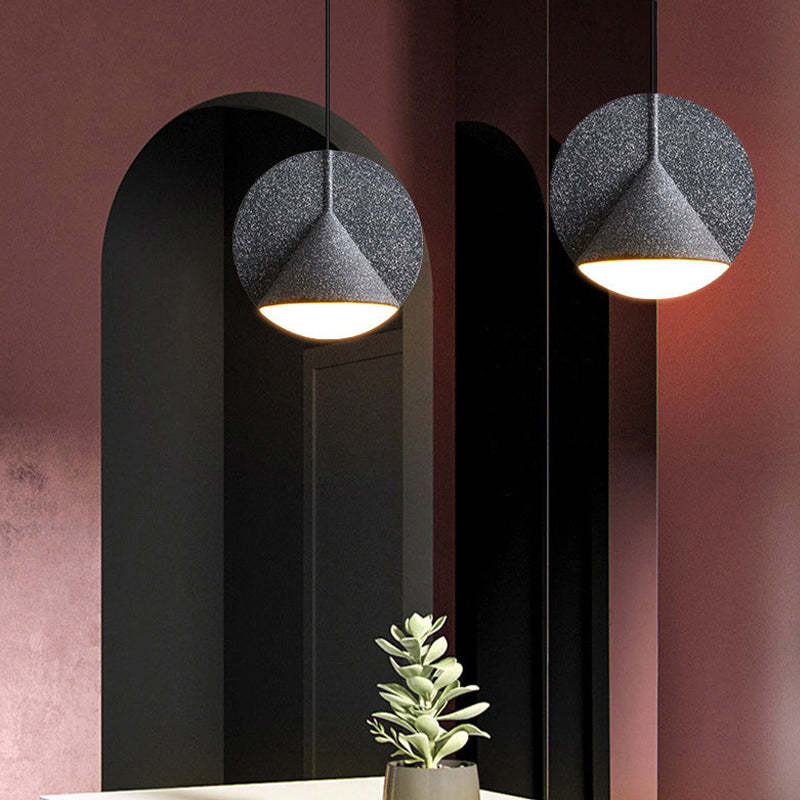 Valentina Suspension Dôme Moderne, Résine, Gris/Bleu/Jaune/Orange, Salon - Neutralighting