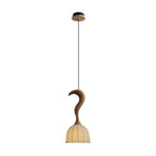 Colire Créativité Tordu Bois Suspension Lumière - Neutralighting