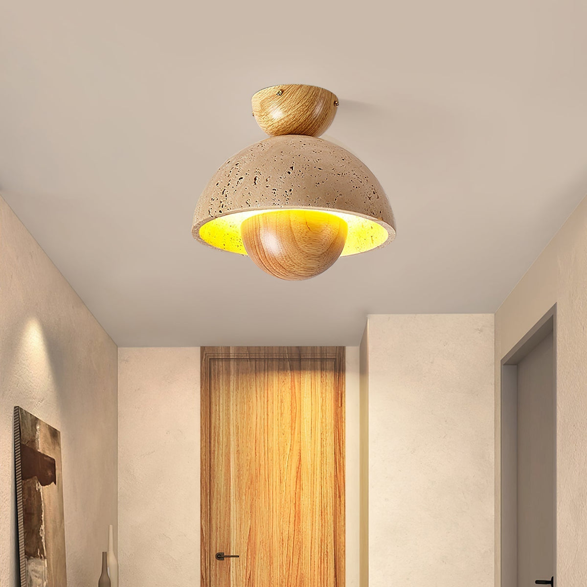 Cadorisra Travertin Plafonnier Lumière - Neutralighting