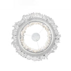 Kristy Suspension Anneau Simple, Acrylique/Acier, Or/Blanc Chambre - Neutralighting