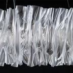 Kristy Suspension Anneau Simple, Acrylique/Acier, Or/Blanc Chambre - Neutralighting
