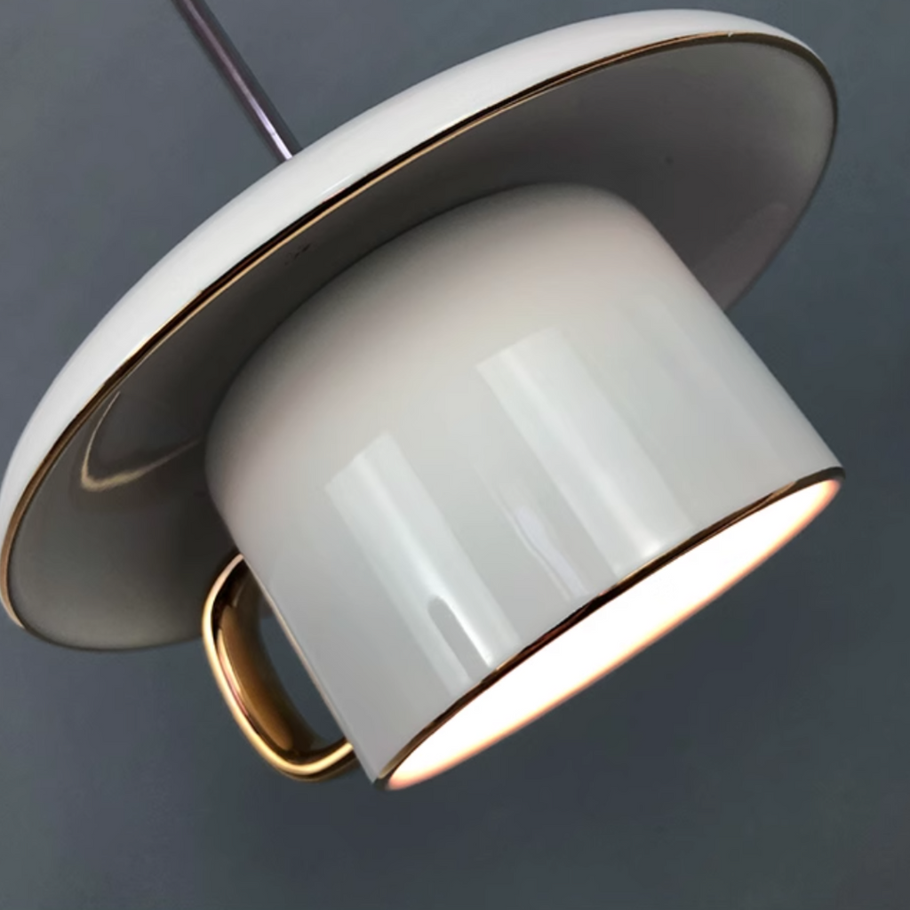 Valentina Urbain Tasse Céramique LED Suspension Salon - Neutralighting