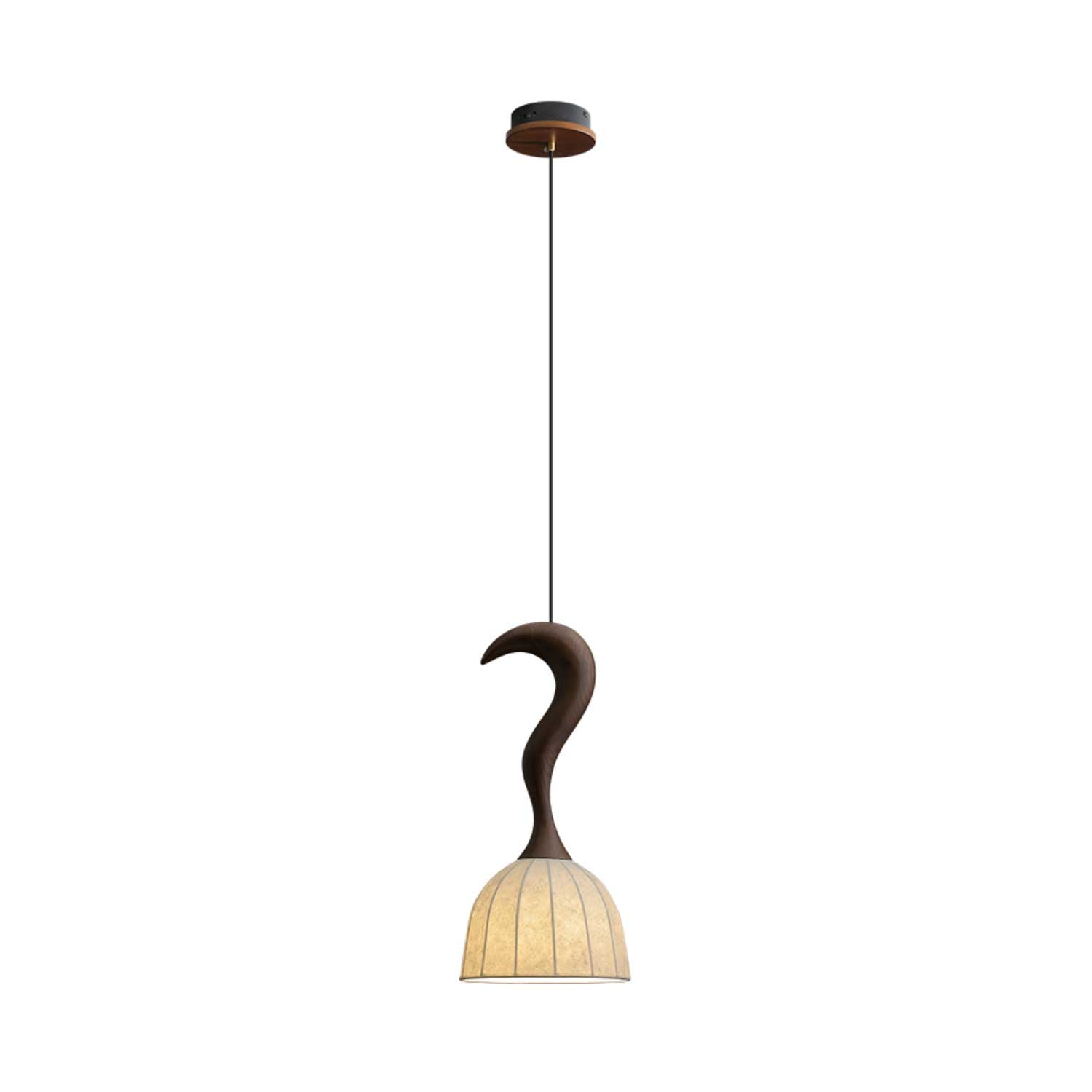 Colire Créativité Tordu Bois Suspension Lumière - Neutralighting