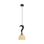 Colire Créativité Tordu Bois Suspension Lumière - Neutralighting