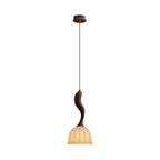 Colire Créativité Tordu Bois Suspension Lumière - Neutralighting