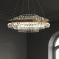 Kristy Design LED Luminaire Lustre Moderne Cristal Doré Salon - Neutralighting