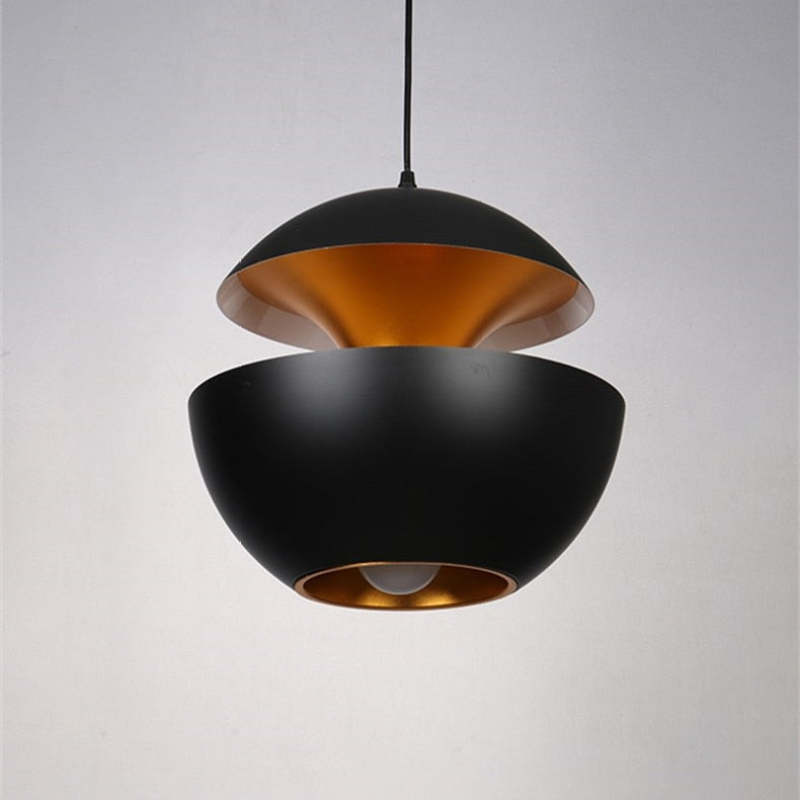 Arisha Suspension LED, Noir & Blanc, D 25/35CM - Neutralighting