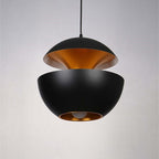 Arisha Suspension LED, Noir & Blanc, D 25/35CM - Neutralighting