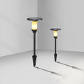 Ray Ronde Moderne Lampadaire Noir Métal/Marbre Noir Extérieur - Neutralighting