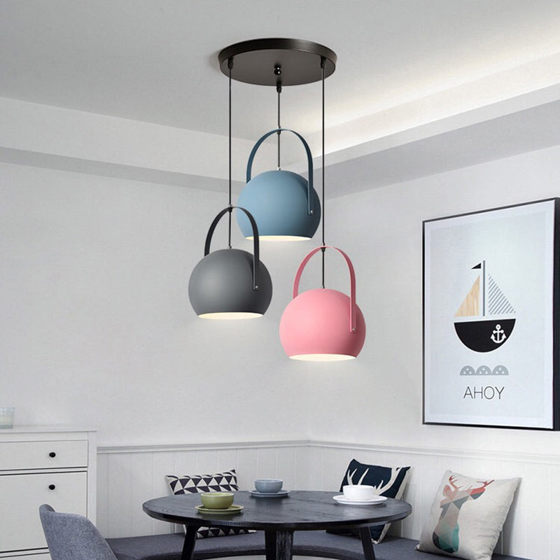 Valentina Suspension 5 Couleurs LED Décor Nordique Métal Salle à Manger - Neutralighting