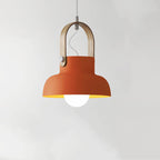 Valentina Vintage Suspension Noir/Orange Métal/Bois Chambre à coucher - Neutralighting