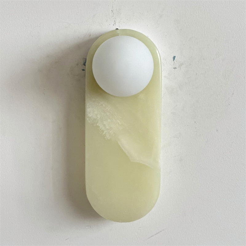 Syraeia Applique Murale Marbre Jade Minimaliste Moderne - Neutralighting