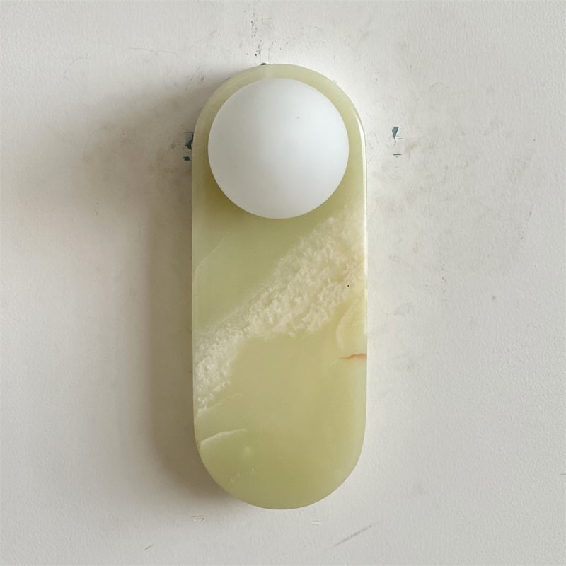 Syraeia Applique Murale Marbre Jade Minimaliste Moderne - Neutralighting