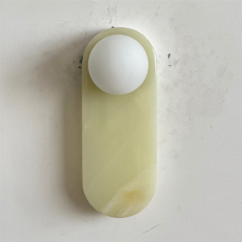 Syraeia Applique Murale Marbre Jade Minimaliste Moderne - Neutralighting
