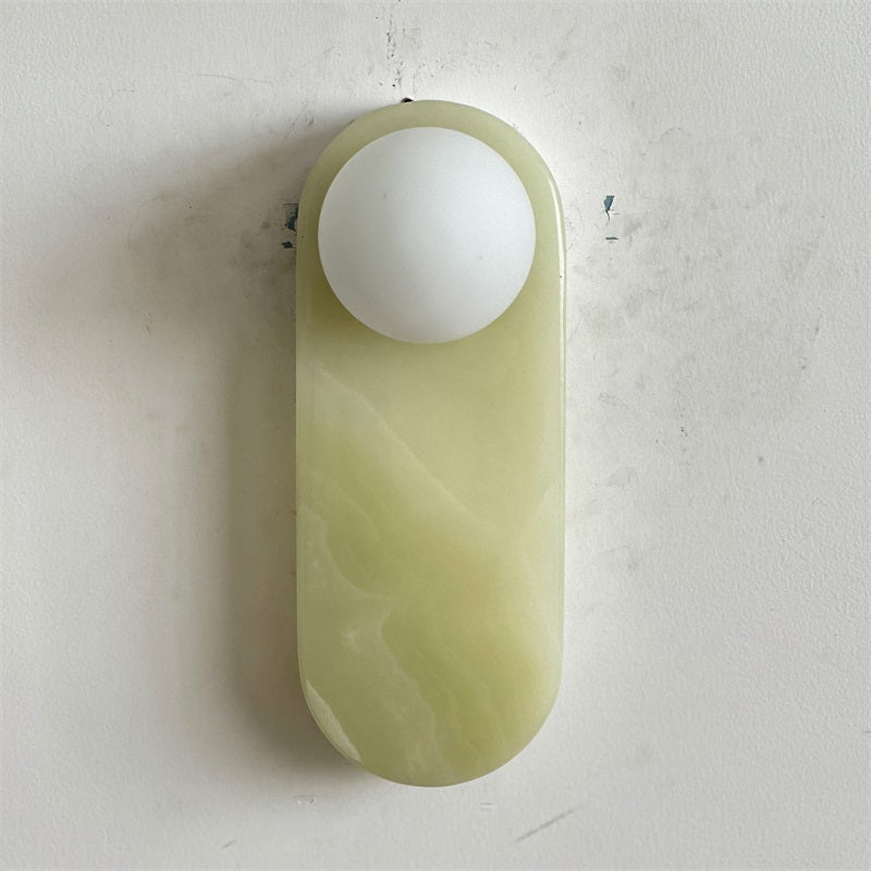 Syraeia Applique Murale Marbre Jade Minimaliste Moderne - Neutralighting