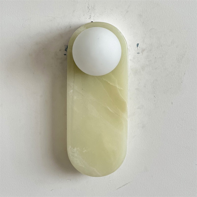 Syraeia Applique Murale Marbre Jade Minimaliste Moderne - Neutralighting