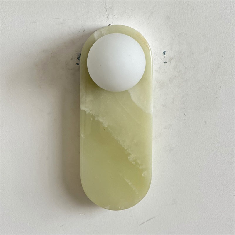Syraeia Applique Murale Marbre Jade Minimaliste Moderne - Neutralighting