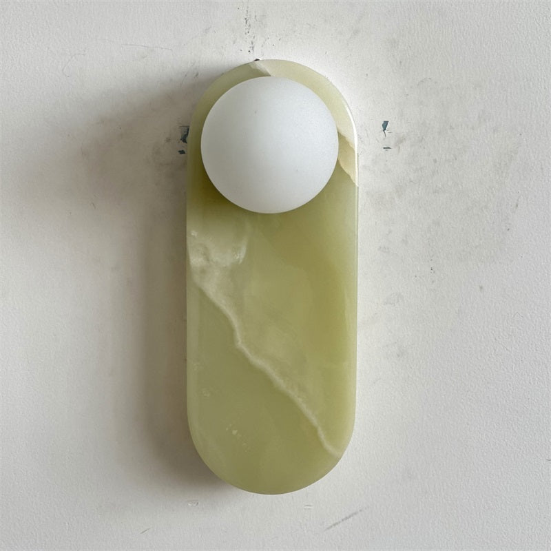 Syraeia Applique Murale Marbre Jade Minimaliste Moderne - Neutralighting
