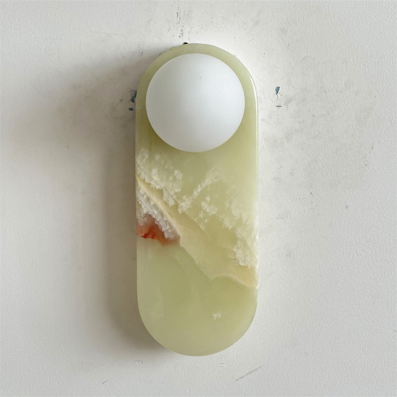 Syraeia Applique Murale Marbre Jade Minimaliste Moderne - Neutralighting