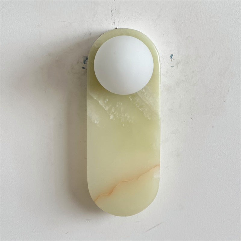Syraeia Applique Murale Marbre Jade Minimaliste Moderne - Neutralighting