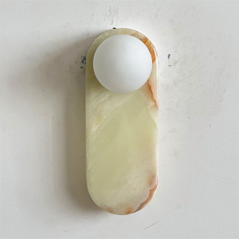 Syraeia Applique Murale Marbre Jade Minimaliste Moderne - Neutralighting