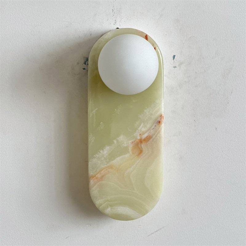 Syraeia Applique Murale Marbre Jade Minimaliste Moderne - Neutralighting