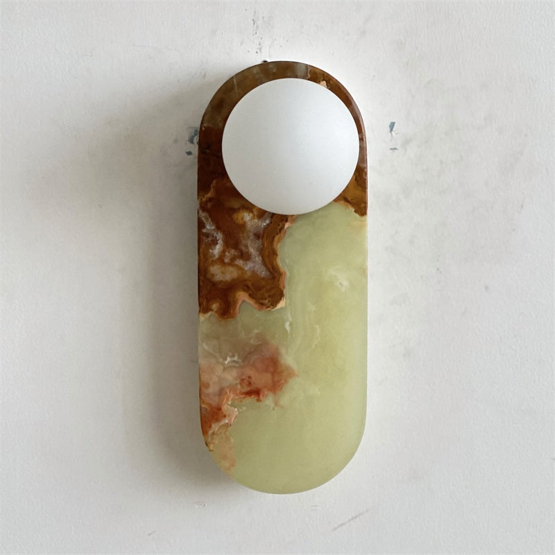 Syraeia Applique Murale Marbre Jade Minimaliste Moderne - Neutralighting