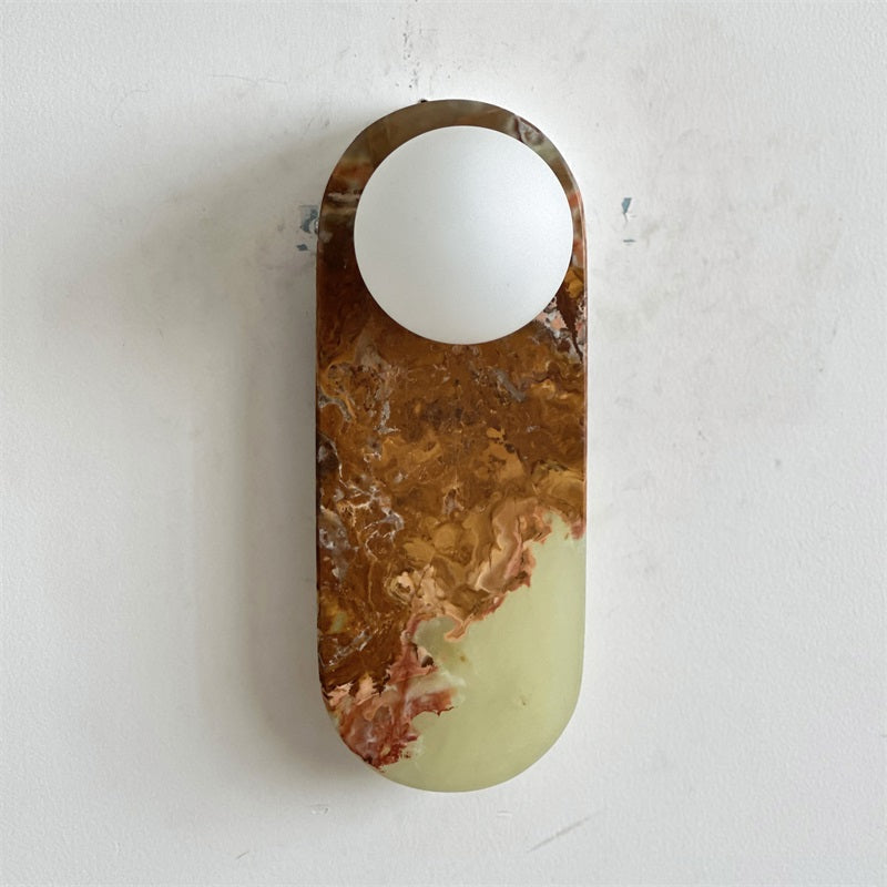 Syraeia Applique Murale Marbre Jade Minimaliste Moderne - Neutralighting