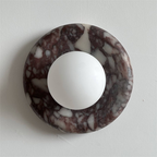Bvlgari Applique Murale Moderne Minimaliste Evenir en Marbre Violet - Neutralighting