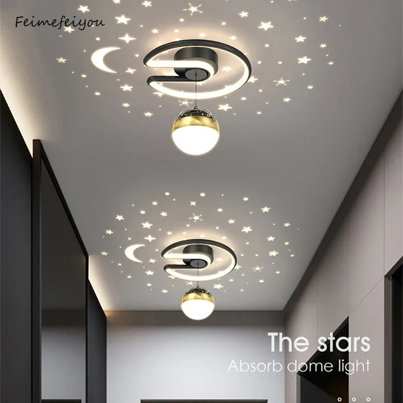 Plafonnier moderne à leds pour décoration intérieure et extérieure Naëlle Tempo - Esprit Contemporain & Décor Élégant