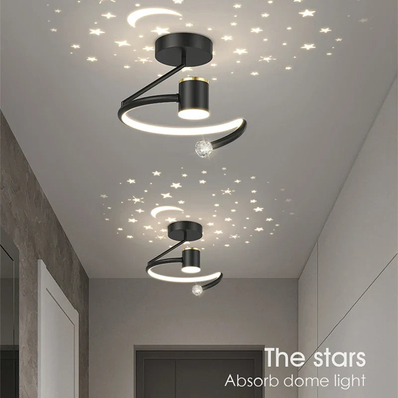 Plafonnier moderne à leds pour décoration intérieure et extérieure Naëlle Tempo - Esprit Contemporain & Décor Élégant