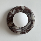 Bvlgari Applique Murale Moderne Minimaliste Evenir en Marbre Violet - Neutralighting