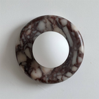 Bvlgari Applique Murale Moderne Minimaliste Evenir en Marbre Violet - Neutralighting