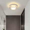 Plafonnier moderne de luxe en cristal avec éclairage led intérieur Léonie Alizé - Éclat du Cristal & Décor Singulier