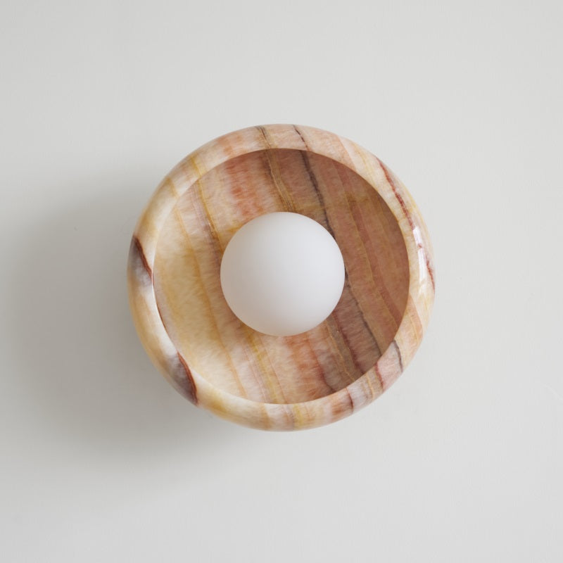 Onvix Applique murale en onyx naturel - Neutralighting