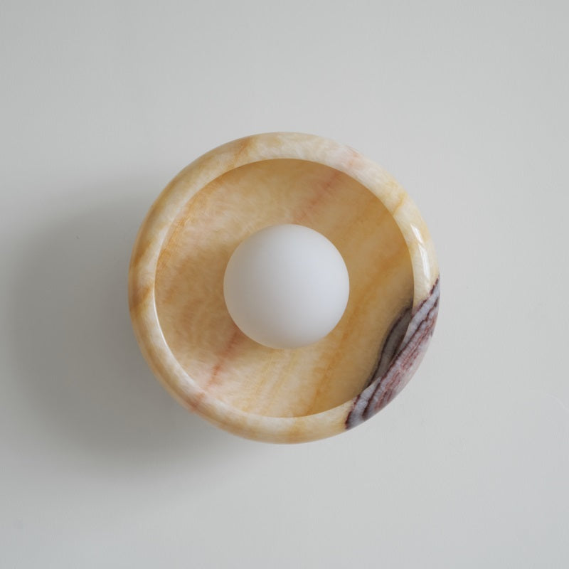 Onvix Applique murale en onyx naturel - Neutralighting