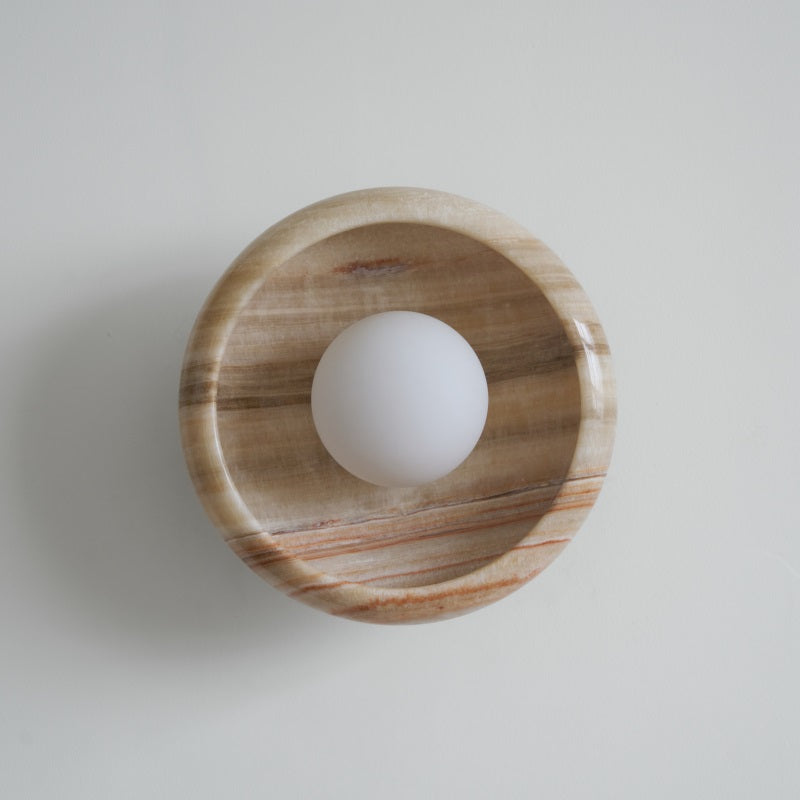 Onvix Applique murale en onyx naturel - Neutralighting