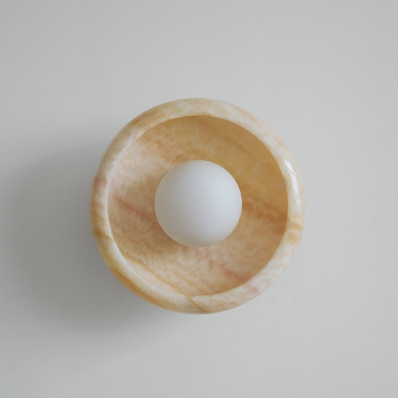 Onvix Applique murale en onyx naturel - Neutralighting